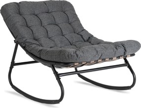 Hojdacie kreslo Aurora, sivá