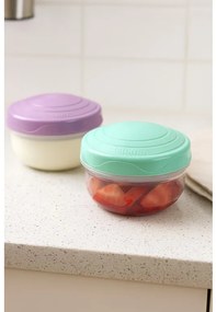 SISTEMA Mini 2 krabičky na desiatu, 2 x 210ml SISTEMA, mix farieb