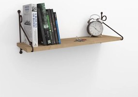 Malá nástenná polička Seramoni dub