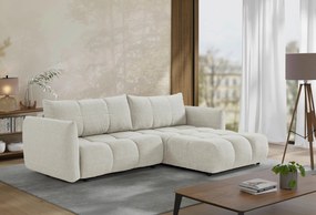 XXXLutz ROZKLADACIA ROHOVÁ SEDAČKA, plast, textil, kompozitné drevo, béžová MID.YOU - Online Only obývacie izby - 000694010302