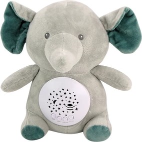 LEAN Toys Spiaci sloník Medvedík Melodies Lights Star Projector Grey