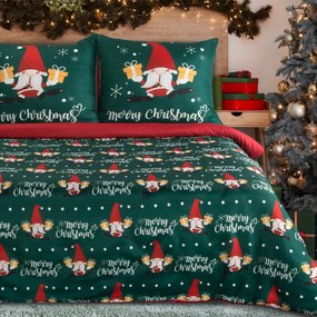 VIANOČNÉ OBLIEČKY Z MIKROVLÁKNA GALDOR 160X200 CM, 2 KS 70X80 CM VZOROVANÉ