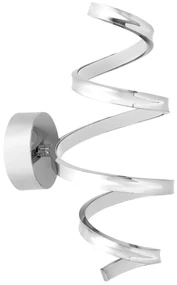Toolight - LED nástenná lampa SPRING APP828-W, chrómová, OSW-09180