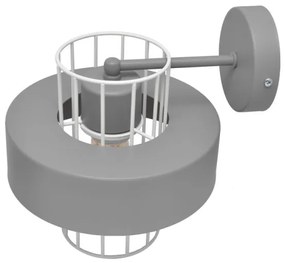 Nástenné svietidlo VOLTA 1xE27/15W/230V šedá