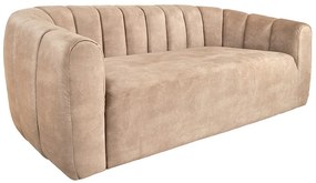 Dizajnová sedačka Kalei 200 cm béžový zamat