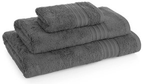 BAVLNENÝ UTERÁK AURA 30X50 CM TMAVOSIVÁ