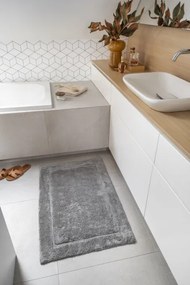 Kúpeľňový koberček LUX sivý