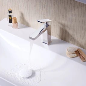 Hansgrohe Tecturis E, páková umývadlová batéria 110 EcoSmart+ s odtokovou garnitúrou, chrómová, HAN-73010000