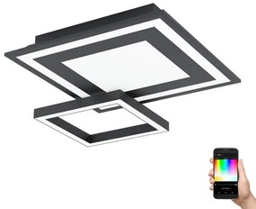 Eglo 900025 - LED RGBW Stmievateľné stropné svietidlo SALITERAS-Z LED/21,6W/230V