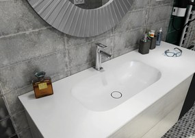 Sapho Sapho, IMPALA umývadlo pod dosku 588x166x355mm, Rockstone, matná biela, IM540