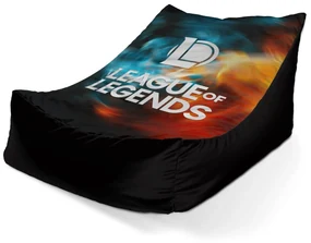 Sablio Sedací vak Lounge League of Legends Glow - 120 x 100 x 80 cm