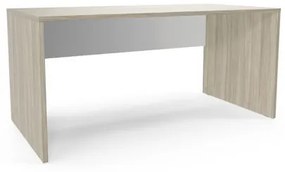 Kancelársky stôl Viva, 160 x 80 x 75 cm, rovné vyhotovenie, dub oyster/biely