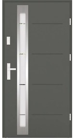 Dvere vchodové Marbella 80P antracit