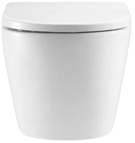 Mereo Mereo, WC závesné kapotované, Smart Flush RIMLESS, 495x360x370, keramické, vr. sedátka CSS115SN, MER-VSD82T2