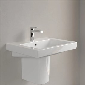 VILLEROY &amp; BOCH Subway 2.0 závesné umývadlo s otvorom, s prepadom, 600 x 470 mm, biela alpská, 71136001