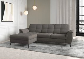 XXXLutz ROHOVÁ SEDAČKA, textil, grafitová Sit & More - Sedačky - 000144013348