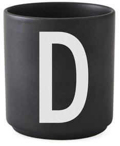 DESIGN LETTERS Porcelánový hrnček/dózička Letters Black 300 ml W