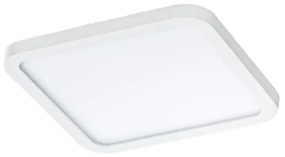 Bodové svetlo Slim 15 Square 3000K Ip44 biele do sadrokartonu