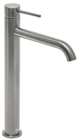 Vysoká umývadlová batéria SAT Aurum bez výpuste brúsený gun metal SATBAUR285BGM, 1 ks