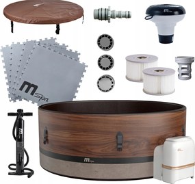 Spa Nafukovací Bazén S Hydromasážou Relax Vyhrievaná Voda Duet Wifi 6os