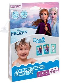 860485 Cartamundi Disney kartová hra do kúpeľa - Frozen 2v1