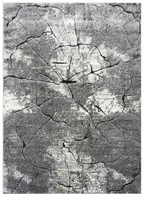 Šedý loftový koberec MIAMI 60x100 cm