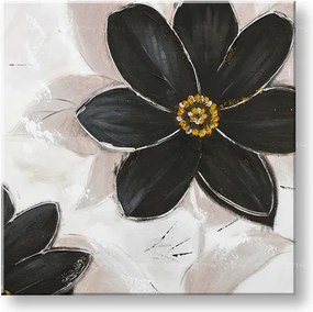 Maľovaný obraz na stenu KVETY  70x70 cm