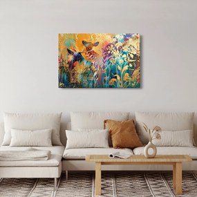 Obraz - Abstraktná maľba prírody (90x60 cm)