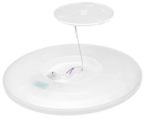 LED kúpeľňové stropné svietidlo NIVERA LED/12W/230V IP54 pr. 22,5 cm čierne