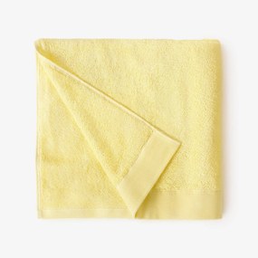 Goldea modalový uterák/osuška s prírodným vláknom - svetlo žltý 50 x 100 cm