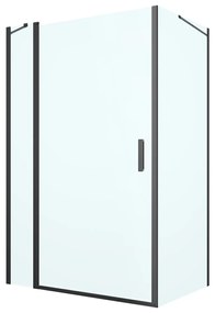 Set sprchové dvere Oltens Verdal 21206300, stena sprchovacieho kúta Oltens Hallan 22101300