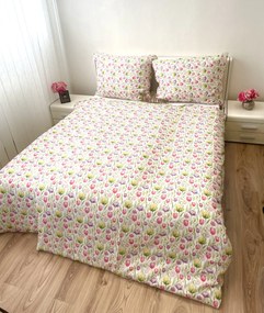 Mušelínové obliečky Tulipán 140x200cm+90x70cm TiaHome