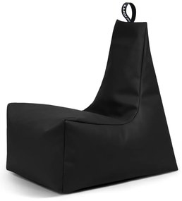 Čierny sedací vak z imitácie kože Icy L – So Soft?