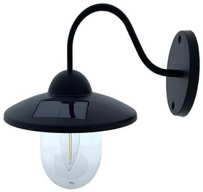 Solárne nástenné svietidlo HD 300 0,5W čierne