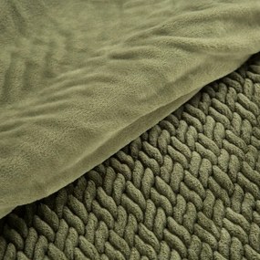 Deka KAYLA tmavozelená