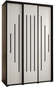 Skriňa 45 Canaris 12 150 čierna/biela/čierna