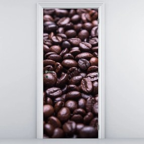 Fototapeta na dvere - Kávové zrná (95x205cm)