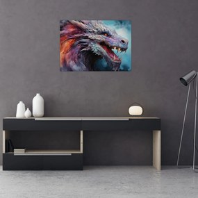 Obraz - Ilustrácia draka (70x50 cm)