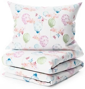 Krepové obliečky do postieľky Renforcé BALUNEA biele Rozmer obliečky: 45 x 65 cm | 90 x 140 cm