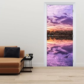 Fototapeta na dvere - Fialové nebo (95x205cm)