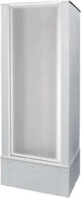 RR Machine Priemyselný sprchový box POLY NEW 80 W-VDK, KRÍDLOVÉ DVERE TEIKO-Farba: Biela, TEIKO-Rozmery: 81x81, TEIKO-Variant: s otvorom pre odpadové…