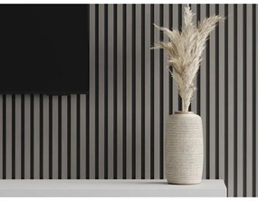 Mexen Lam-B, akustické stenové lamely 275 × 30 cm, HDF doska 4 mm, technická dyha, dub oceľový, S100-275307-3015-006