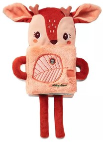 Lilliputiens - Detská textilná svietiaca knižka jelenček Stella