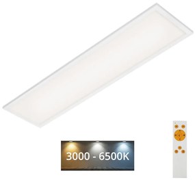 Brilo - LED Stmievateľné stropné svietidlo SLIM LED/24W/230V 100x25 cm + DO BL1217