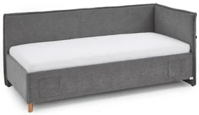 Sivá detská posteľ s úložným priestorom 90x200 cm Fun – Meise Möbel