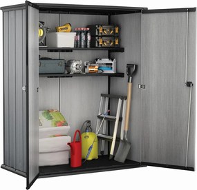 KETER DUOTECH HIGH STORE PLUS Úložná skriňa 140 x 73,6 x 170,4 cm, sivá 17209457