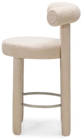 Barová židle Pedro bouclé ecru