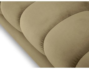 Béžová zamatová pohovka Cosmopolitan Design Bali