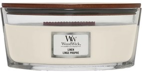 Vonná sviečka WoodWick Linen, 453 g