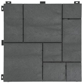 Gumová dlaždica STONE MOSAIC 30 x 30 cm, sivá MHEU5100182
